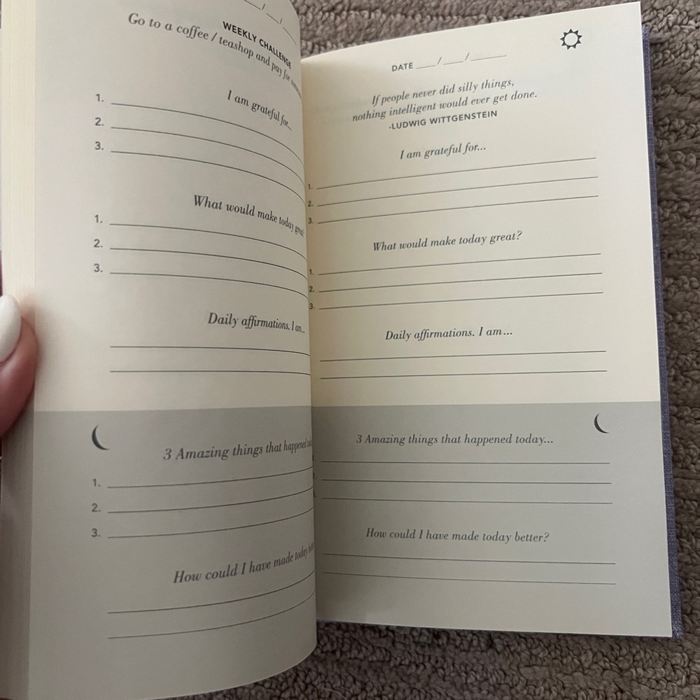 Lavender Gratitude Journal - brand new - Picture 2 of 7